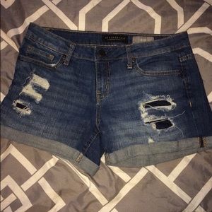 Mini shorts.